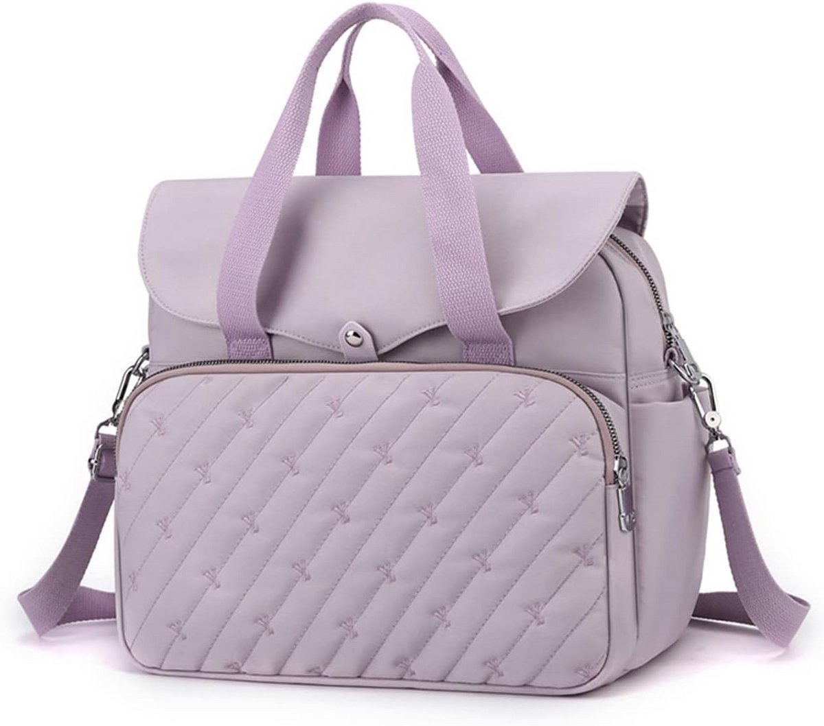 Grote Multifunctionele Dames Schoudertas Shopper Lichtgewicht Reistas met USB-poort