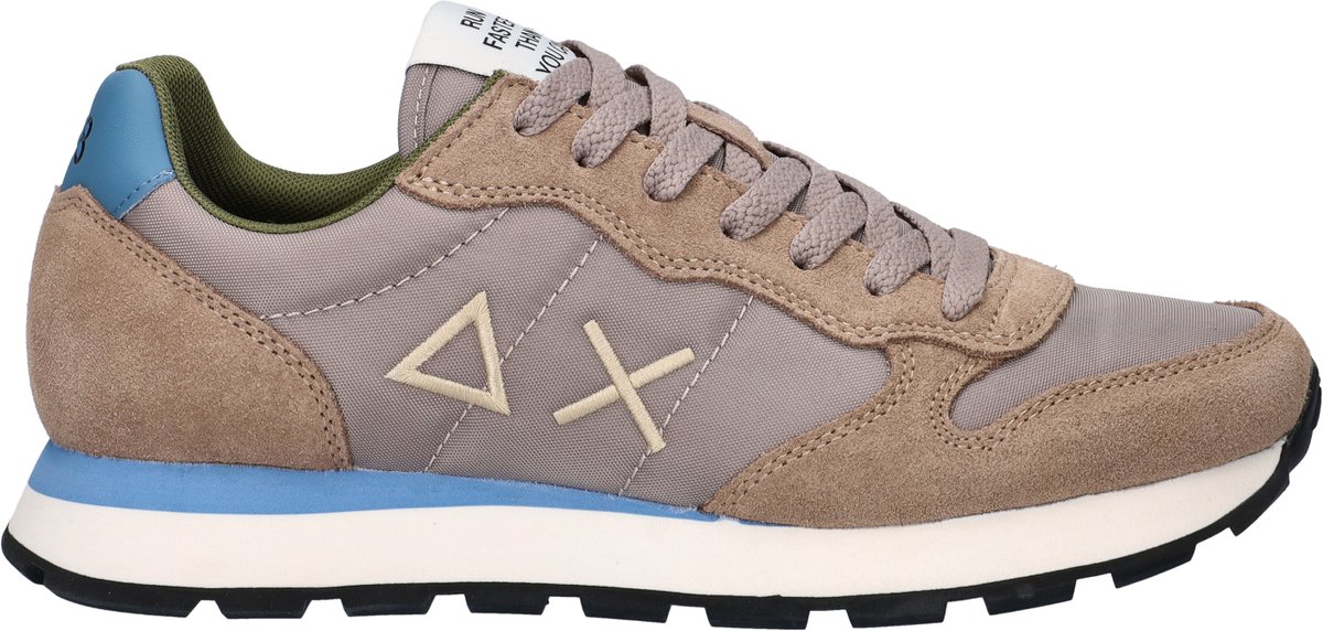 Sun68 Sneaker Tom Solid Stone - Maat 42 - Heren - Sneakers