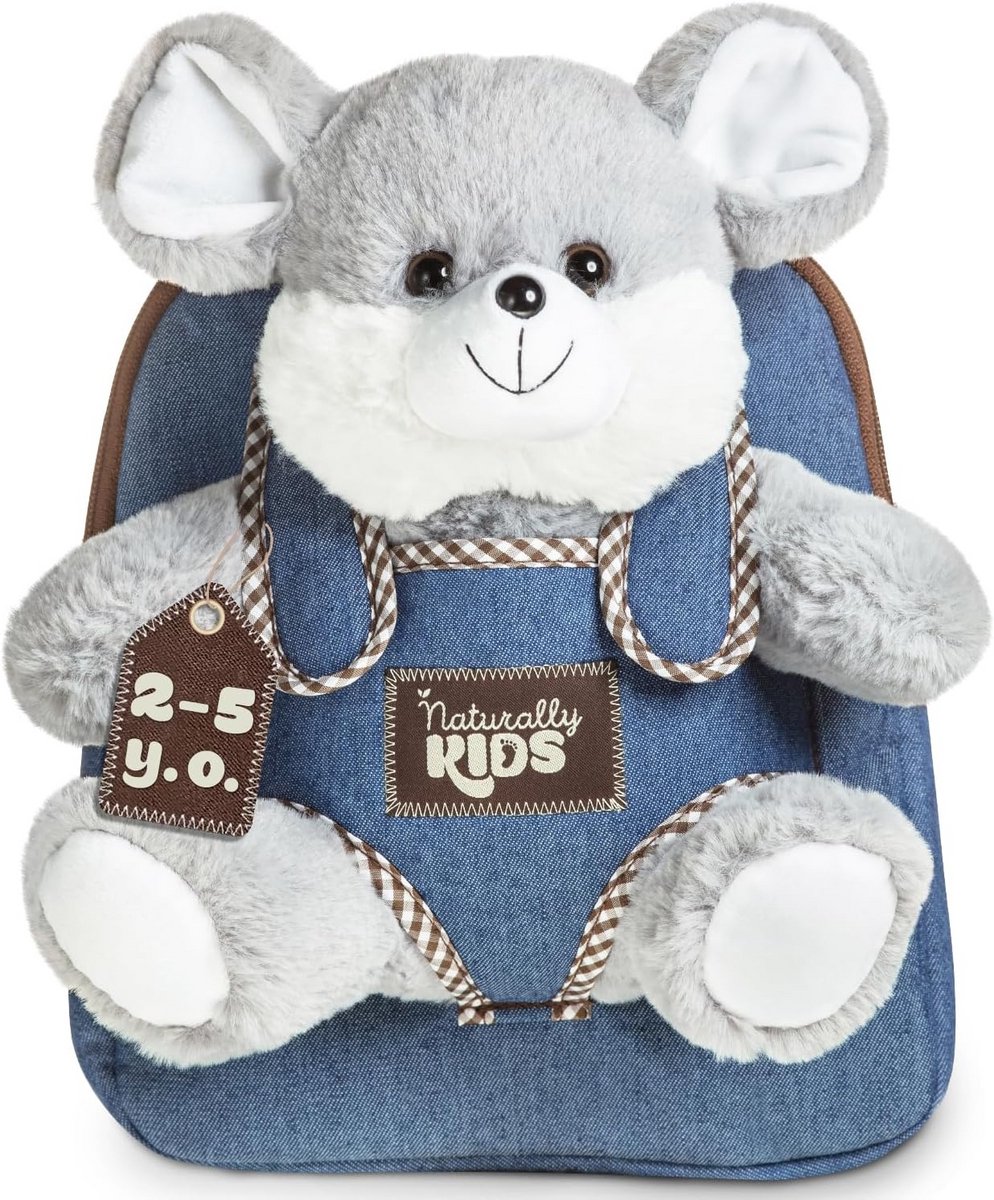 Knuffel Rugzak voor Peuters en Kinderen - Pluche Dierentrui