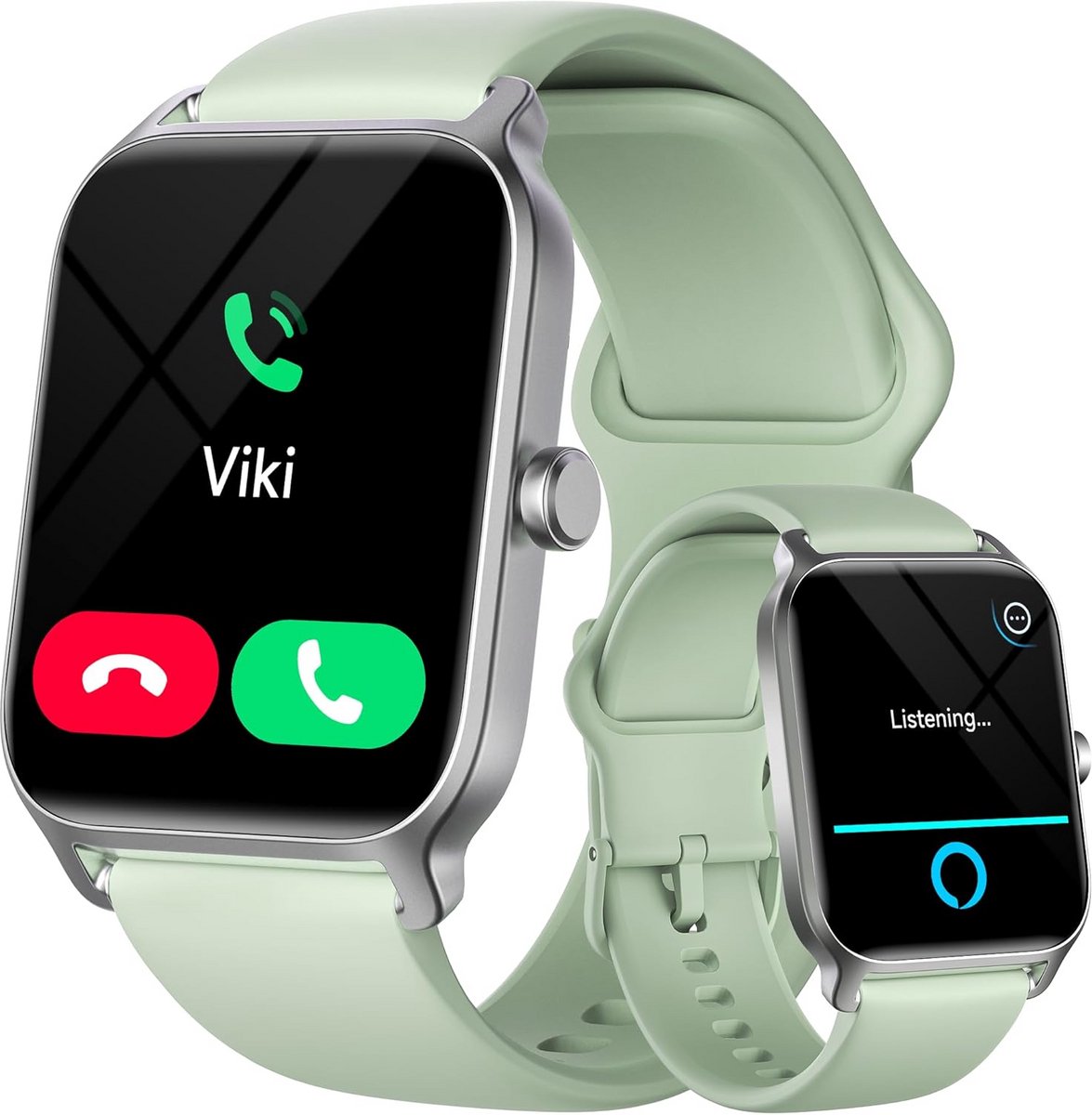 Smartwatch met Bellen, Alexa, IP68 Waterdicht & 100+ Sportmodi - Geschikt voor Android en iOS