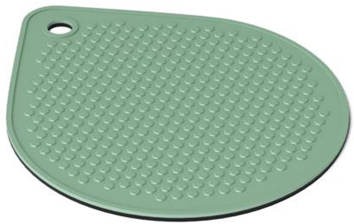 Primecook - Set van 3 Magnetische pannen onderzetters - siliconen - groen