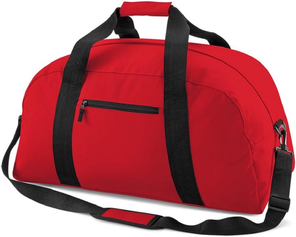 Grote Sporttas en Reistas 48 Liter - Klassieke Holdall - Rood
