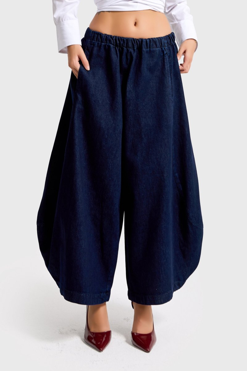 It's Basic - BARREL BALLOON LOW RISE JEANS