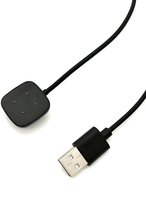 Geschikt voor Fitbit Versa 3 / Versa 4 / Sense / Sense 2 – Oplaadkabel – 1 Meter – Zwart – Magnetische Oplader