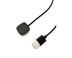 Geschikt voor Fitbit Versa 3 / Versa 4 / Sense / Sense 2 – Oplaadkabel – 1 Meter – Zwart – Magnetische Oplader