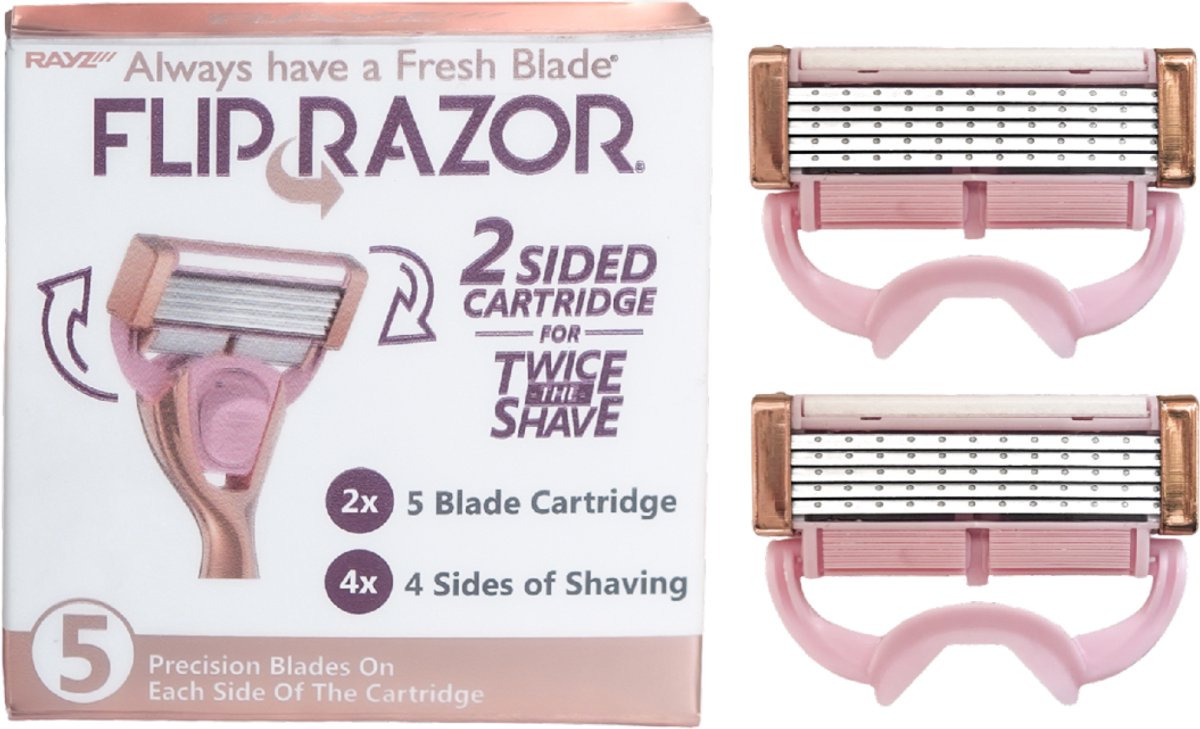 Flip Razor Women’s 5 Blade -Navul Mesjes 2 = 4stuks