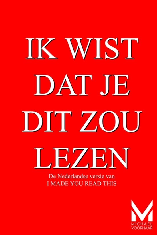 Ik Wist DAT Je Dit Zou Lezen - cover