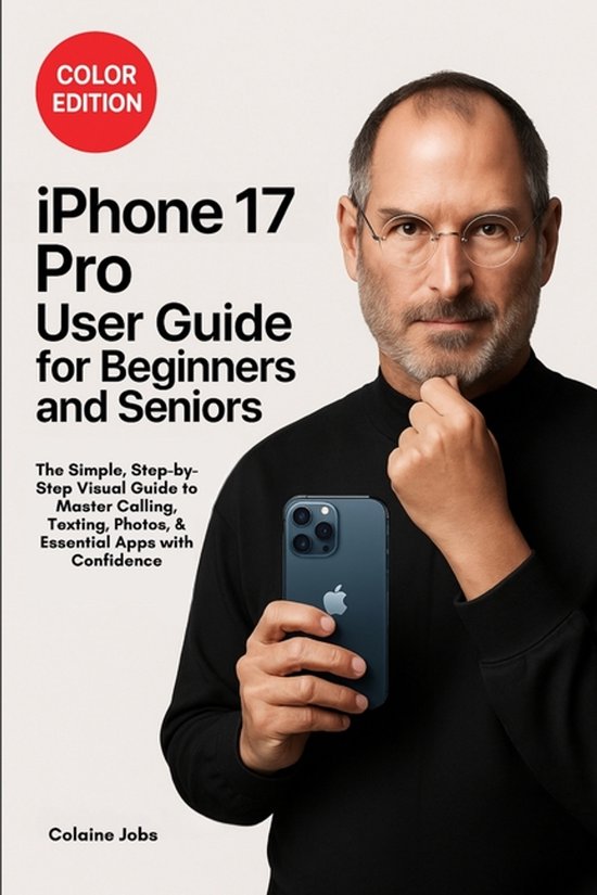 iPhone 16 Pro User Guide for Beginners and Seniors - cover