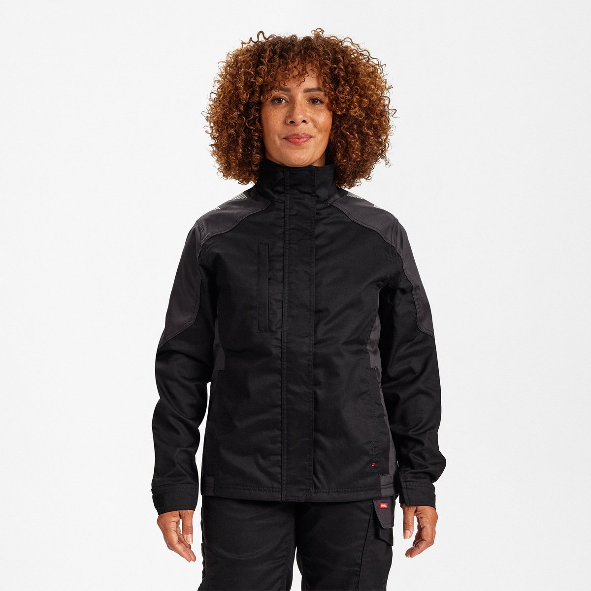 Engel Galaxy werkjack met 2-weg stretch voor dames 1816-255 - Black / Anthracite Grey - S