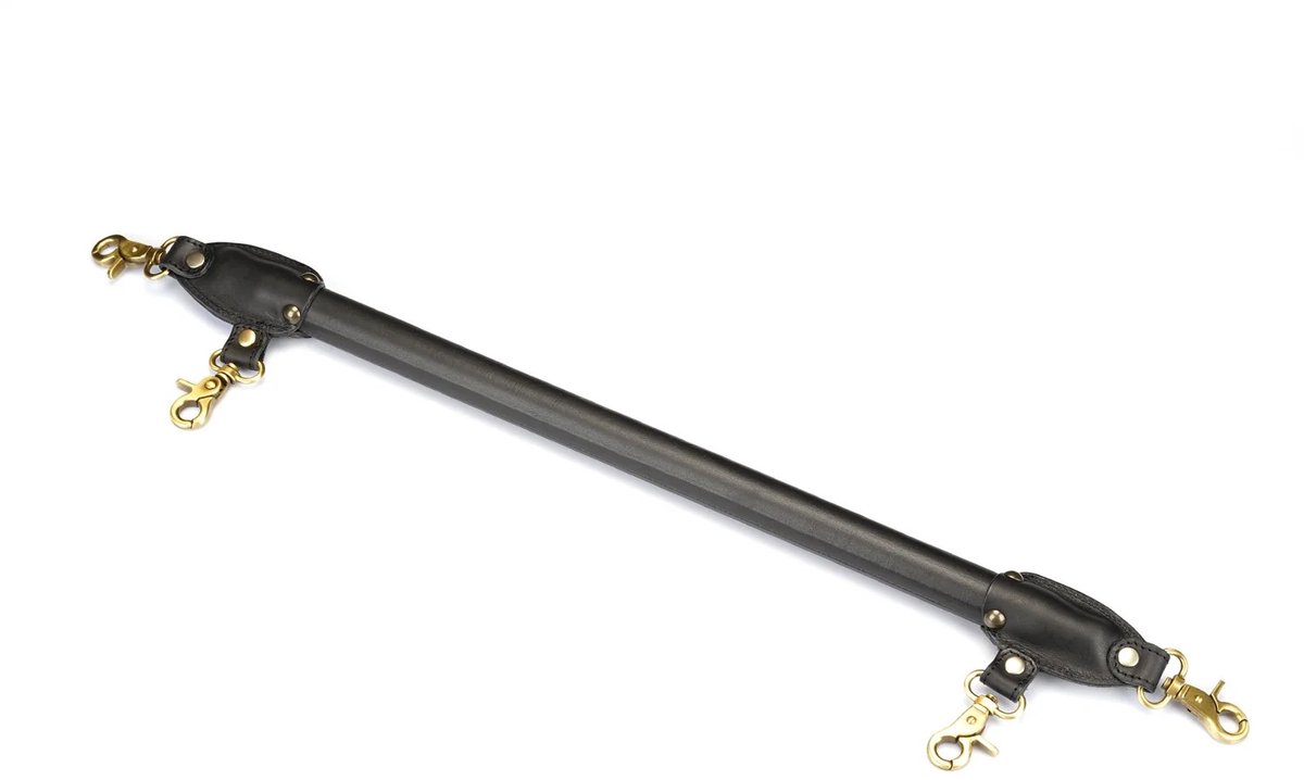 Liebe Seele - Samurai Spreader Bar - Zwart Leren Spreidstang 66,5 cm
