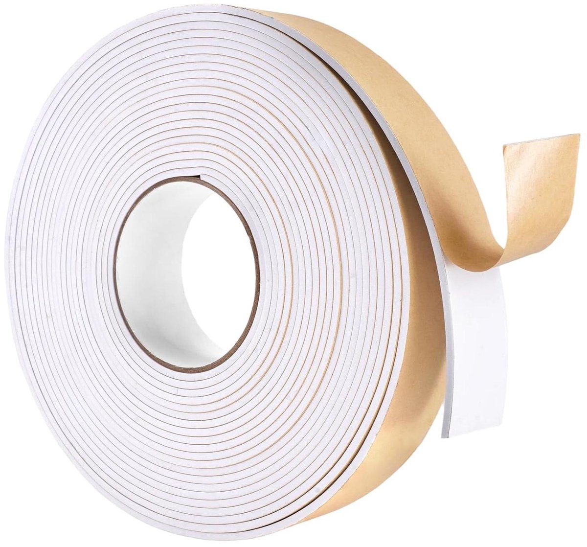 Zelfklevend Afdichtingsschuimtape 40mm x 3mm x 10m - Afdichtingstape Schuimband - Geluidsisolatie - Deurafdichting - Ramen - Anti-Botsing - Stofdicht - Geluiddicht