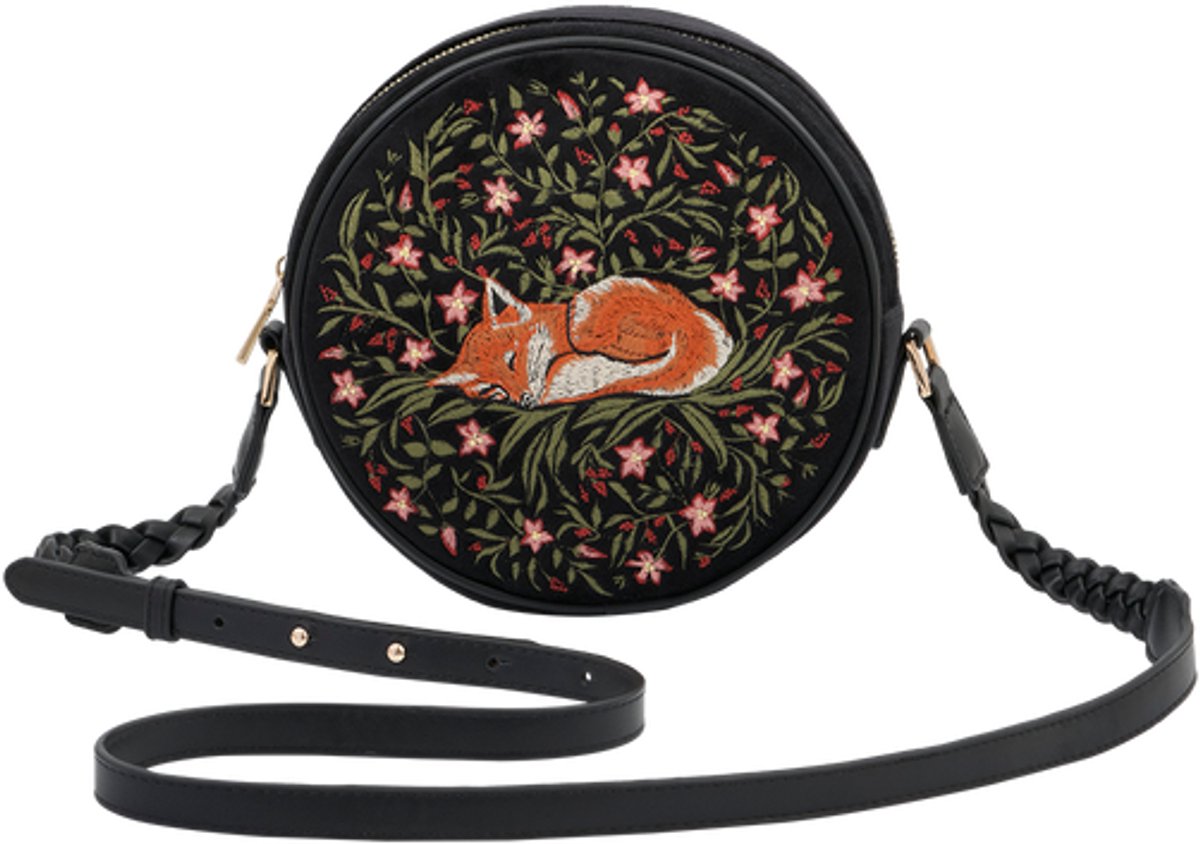 Fable England - Handtas - Tas - Schoudertas - Zwart - One size - Sleepy Fox