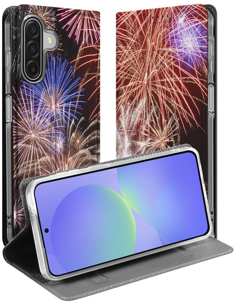 Book Cover Samsung Galaxy A17 Vuurwerk
