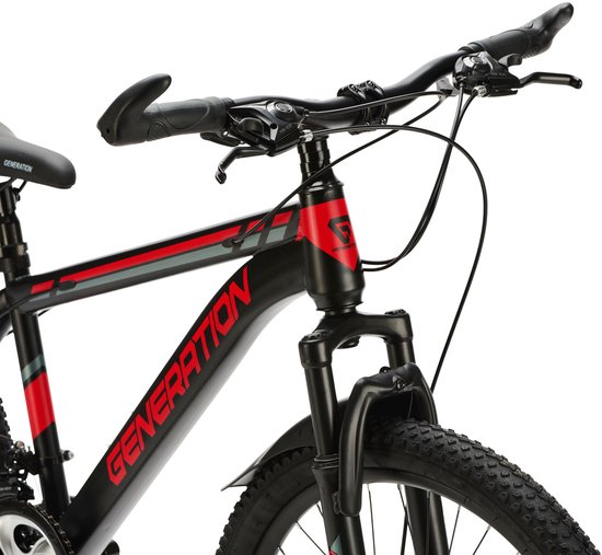 Generation Baturo mountainbike 24 inch - Rood - Spatborden — afbeelding 4