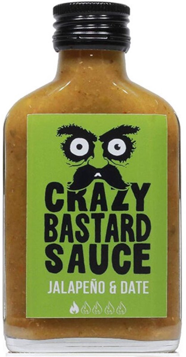 Crazy Bastard Sauce - Jalapeño & Date Hot Sauce – 100ml