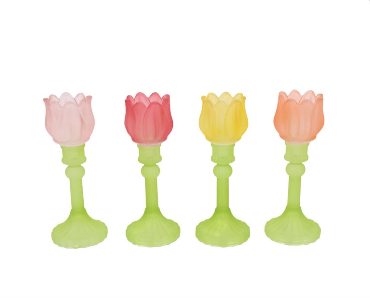 Waxinehouder Tulp mat -22cm