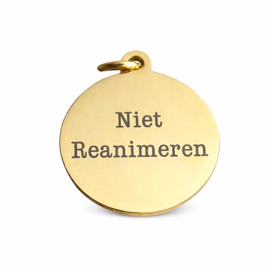 Niet Reanimeren Hanger van RVS
