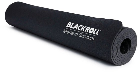 Blackroll Mat Anti-slip Fitnessmat Zwart 185 cm