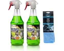 ALu Teufel Velgenreiniger 2 x 1 liter + 1 protecton microvezeldoek 40 x 40 cm