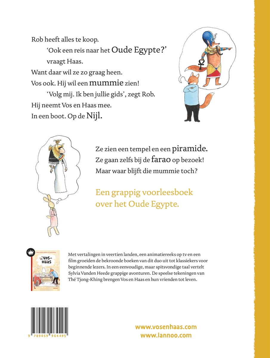 Vos en Haas - Het land van de Nijl - back cover