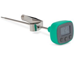 ETI - Digitale Barista Melkthermometer met Alarm - IP65 Waterdichte Melkschuimthermometer - Professioneel - 175 mm - Groen