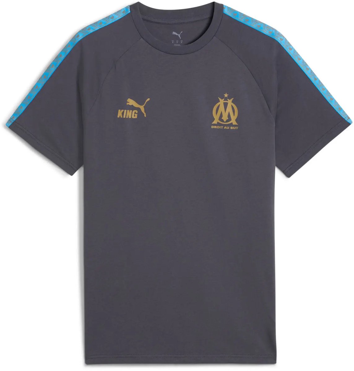 T-shirt OM King 2025/26 Grijs