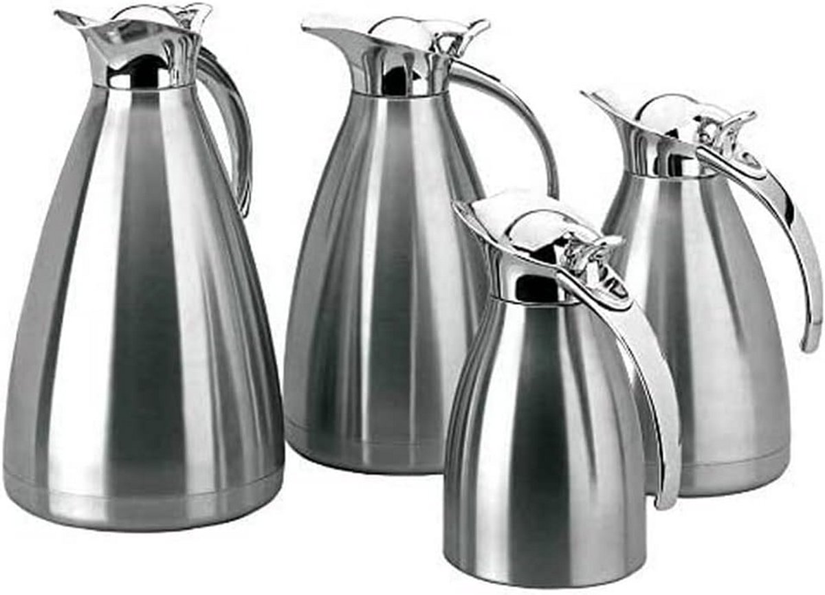 Luxe Thermoskan 1.5 Liter RVS met Hermetische Deksel