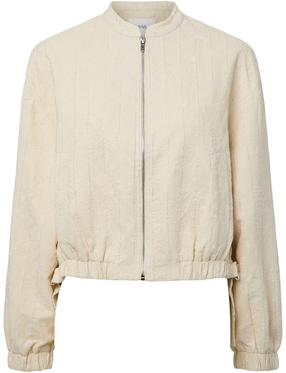 Y.A.S. Philina LS Bomber Jacket Pristine Beige