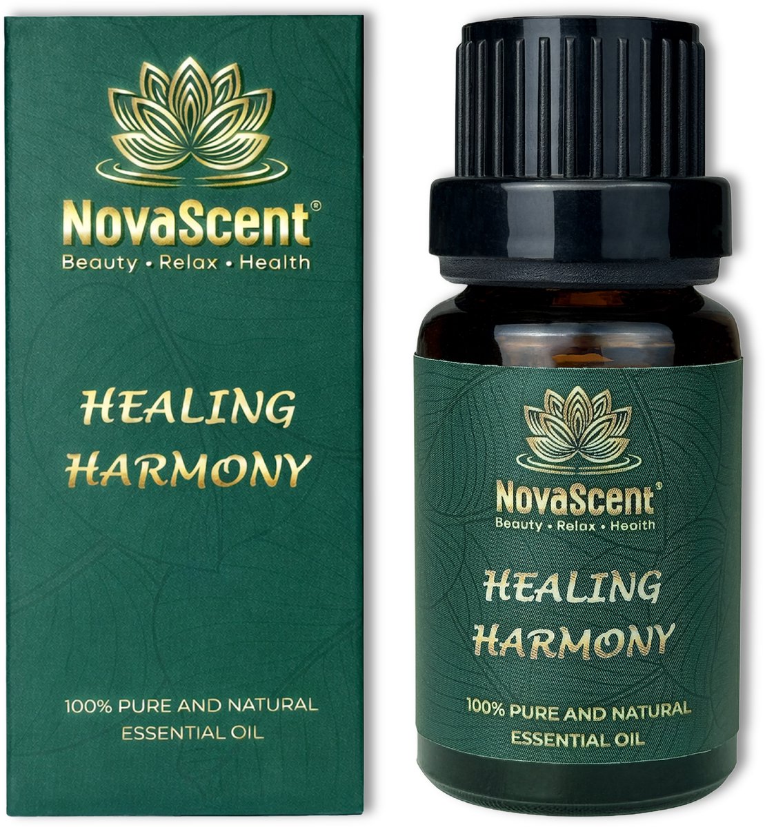 NovaScent® Essential Oil - Healing Harmony - Blend van Koffie, Eucalyptus, limoengras en meer - Rijke aroma’s - Sterk geconcentreerd - Etherische oliën - Aromatherapie - Geurolie voor aromadiffuser