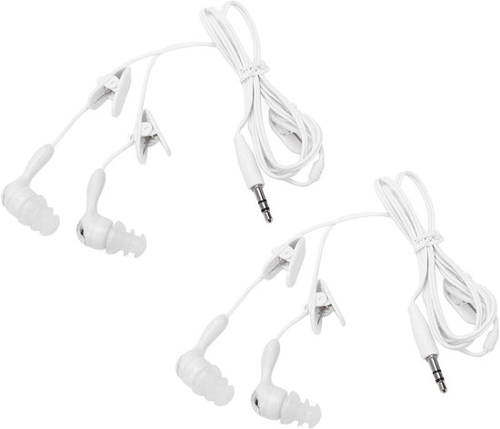 Zwemkoptelefoon – Ultralicht & IP68 Waterdicht – Met 3,5 Mm Plug En Verwisselbare Oordopjes – Perfect Voor Zwemmen, Hardlopen En Surfen – Zwart