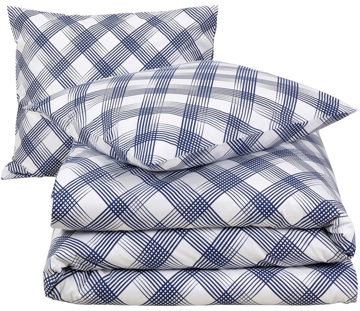 Moodit Dekbedovertrek Odil Andor Cosmic Cobalt - 200 x 200/220 + 2x 60 x 70 cm - Blauw - Katoen