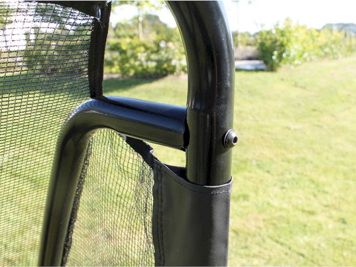 EXIT Coppa Stalen Voetbaldoel 220x170cm - Voetbal Goal - Voor Kinderen - Tuin - Zwart — afbeelding 9