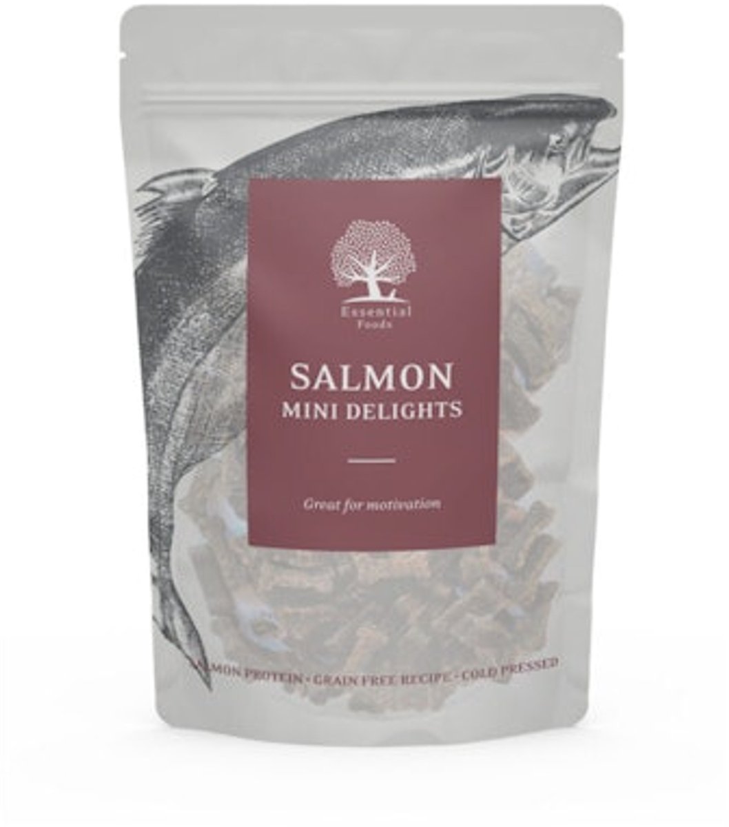 Essential Foods - Mini snoepjes - Zalm - 100 g