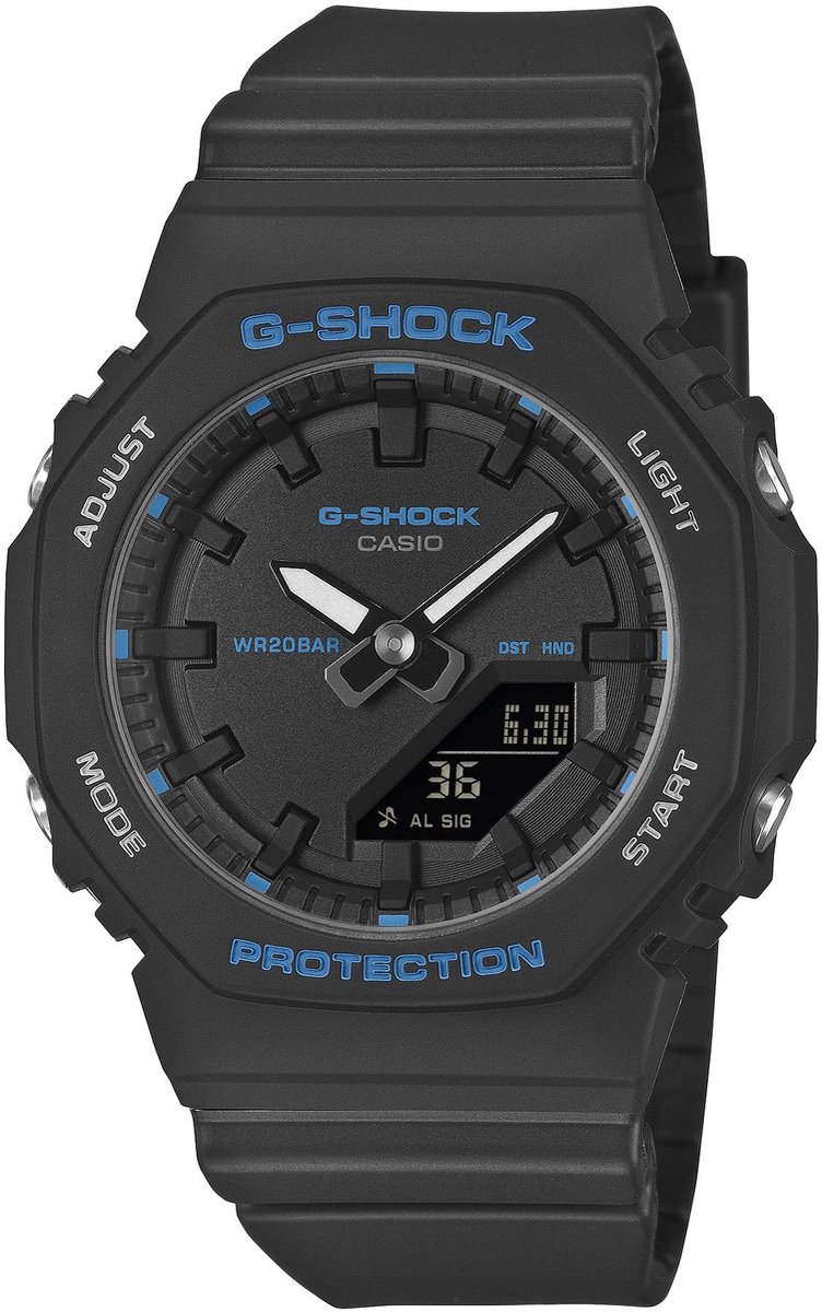 Casio G-Shock GMA-P2100BA-1AER Horloge - Kunststof - Zwart - Ø 40 mm