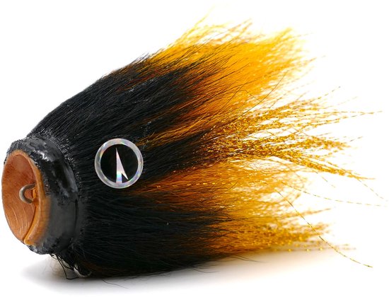 VMC Mustache Rig X1 M UV Orange Jighead Loodvrij 20g - Loodkop van Merkloos — afbeelding 3