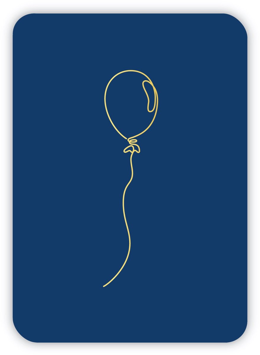 Verjaardagskaart | Goudfolie | Felicitatie | Wenskaart | Jarig | Verjaardag | Verjaardagscadeau | Ansichtkaart | A6 | Kaartje