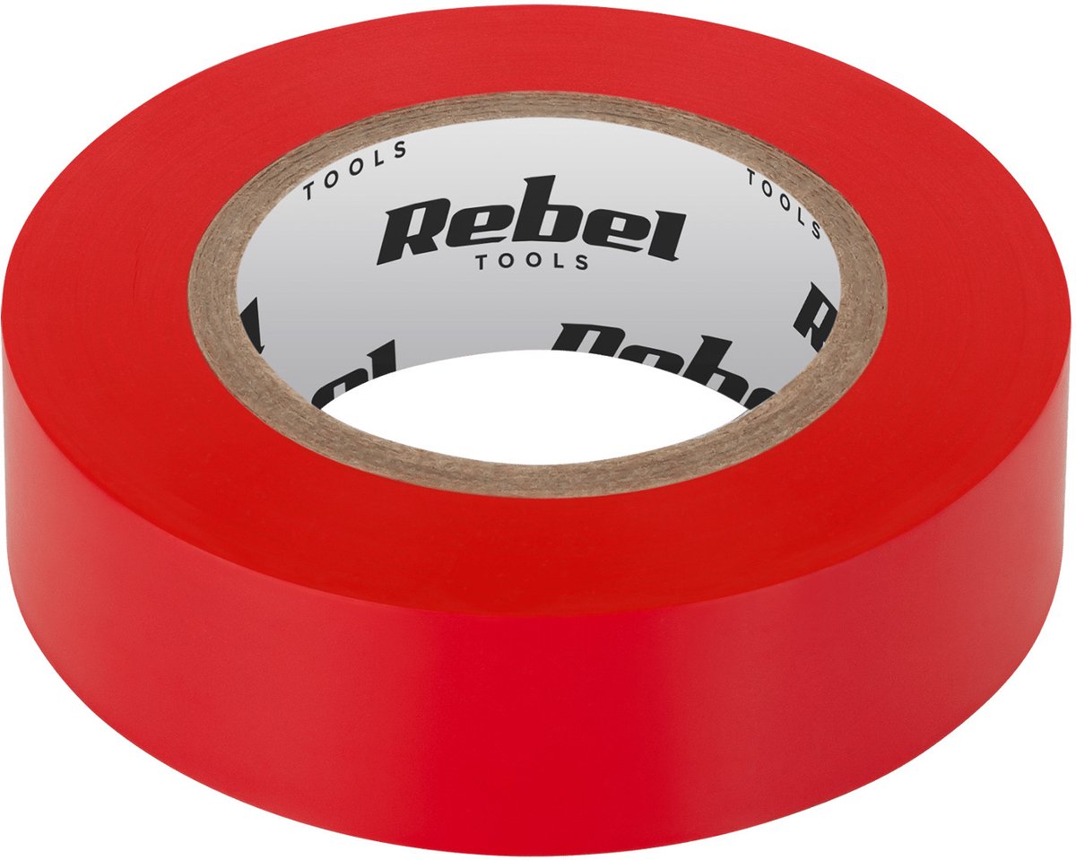 Rebel Isolatietape Rood 18m - Hoge Kwaliteit PVC Tape