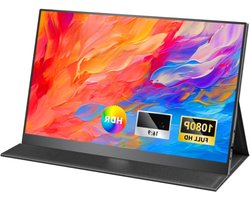 Core® Draagbare Monitor voor Laptop – Portable Monitor 15,6 Inch – Draagbaar Scherm 1080FHD – Groot kleurenbereik- ‎40x 26x 5cm; 700 g