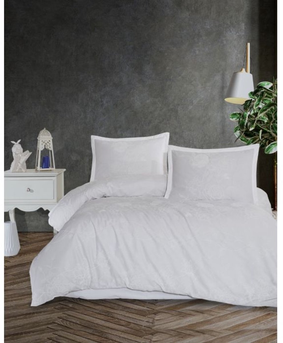 Lavella Melis Dekbedovertrekset - 4-delig - Satijn - 200x220 cm