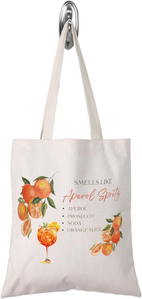 Tote Bag met Lekker Zomerse Cocktail Print