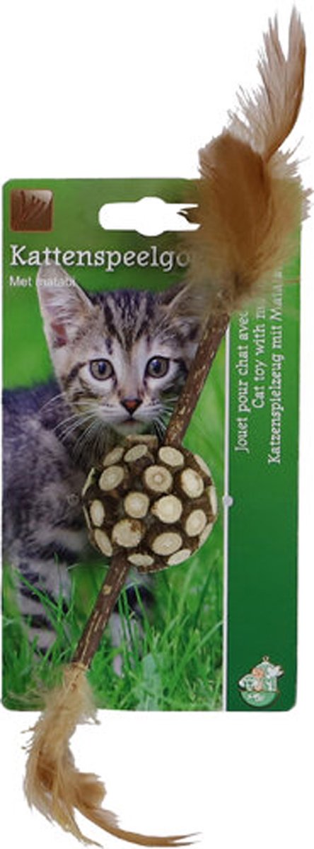 K.splg matabi stick bal 12cm bruin Gebr. de Boon