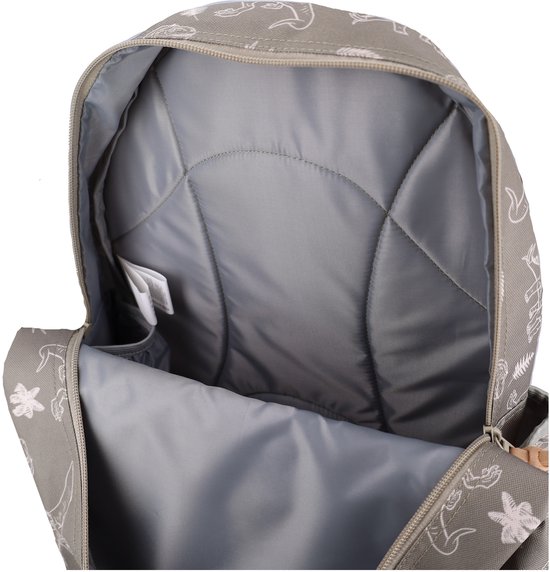 Studio V Fossil Files - Rugzak - Gevoerd - 13,6 liter - 39 x 29 x 12 cm - Dinosaurus - Groen