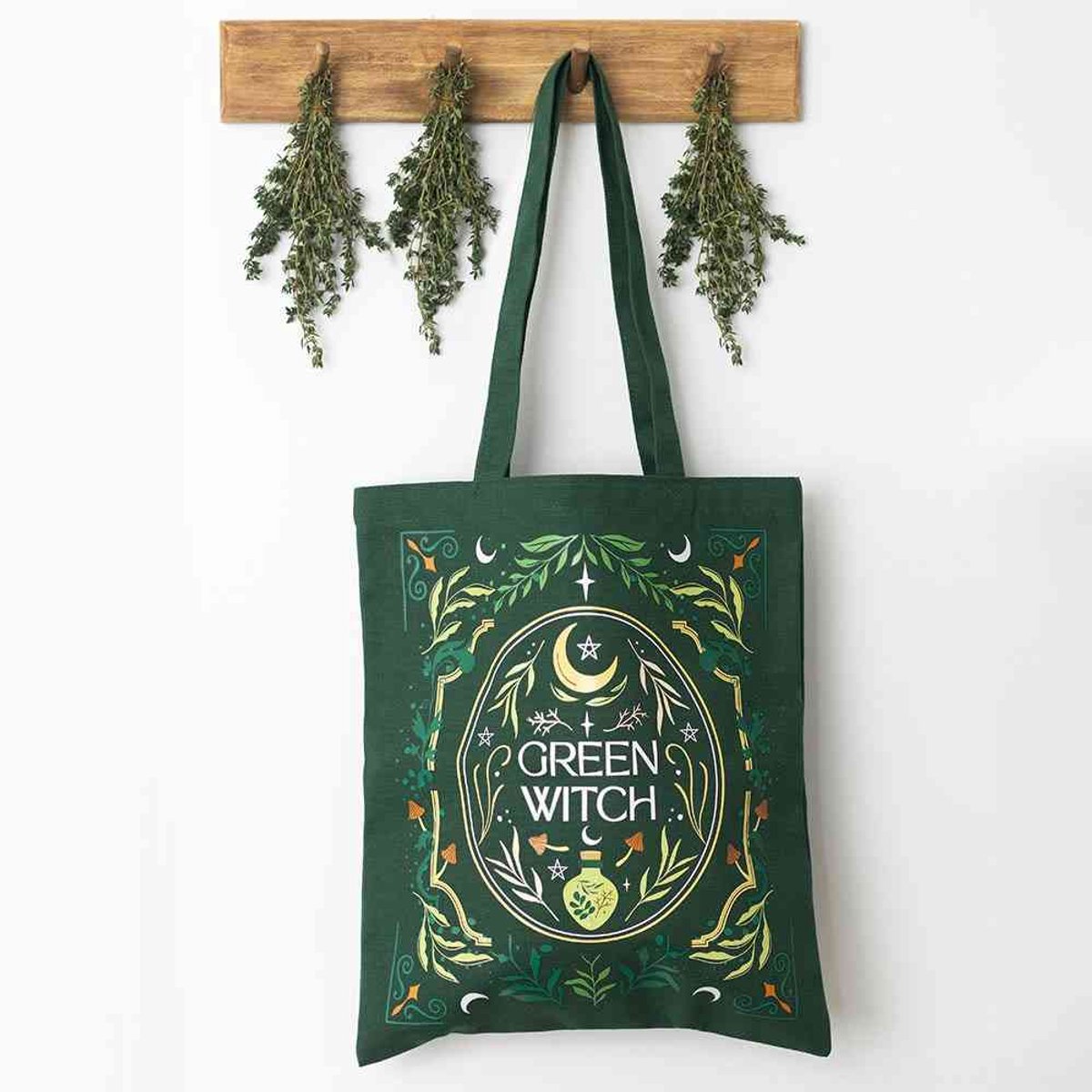 Something Different - Green Witch Tote bag - Groen