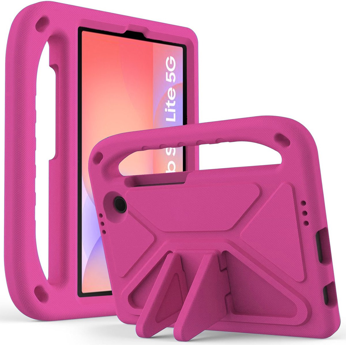 Kinder Tablet Hoes geschikt voor Samsung Galaxy Tab S10 Lite / S10 FE / S9 FE / S9 / S8 / S7 – Roze
