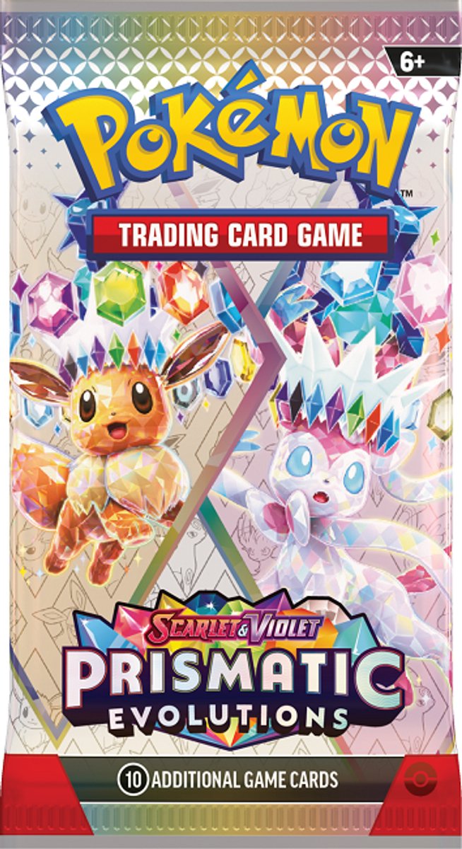 Pokémon Prismatic Evolutions Sleeved Booster Pack – Sealed – Engelstalig