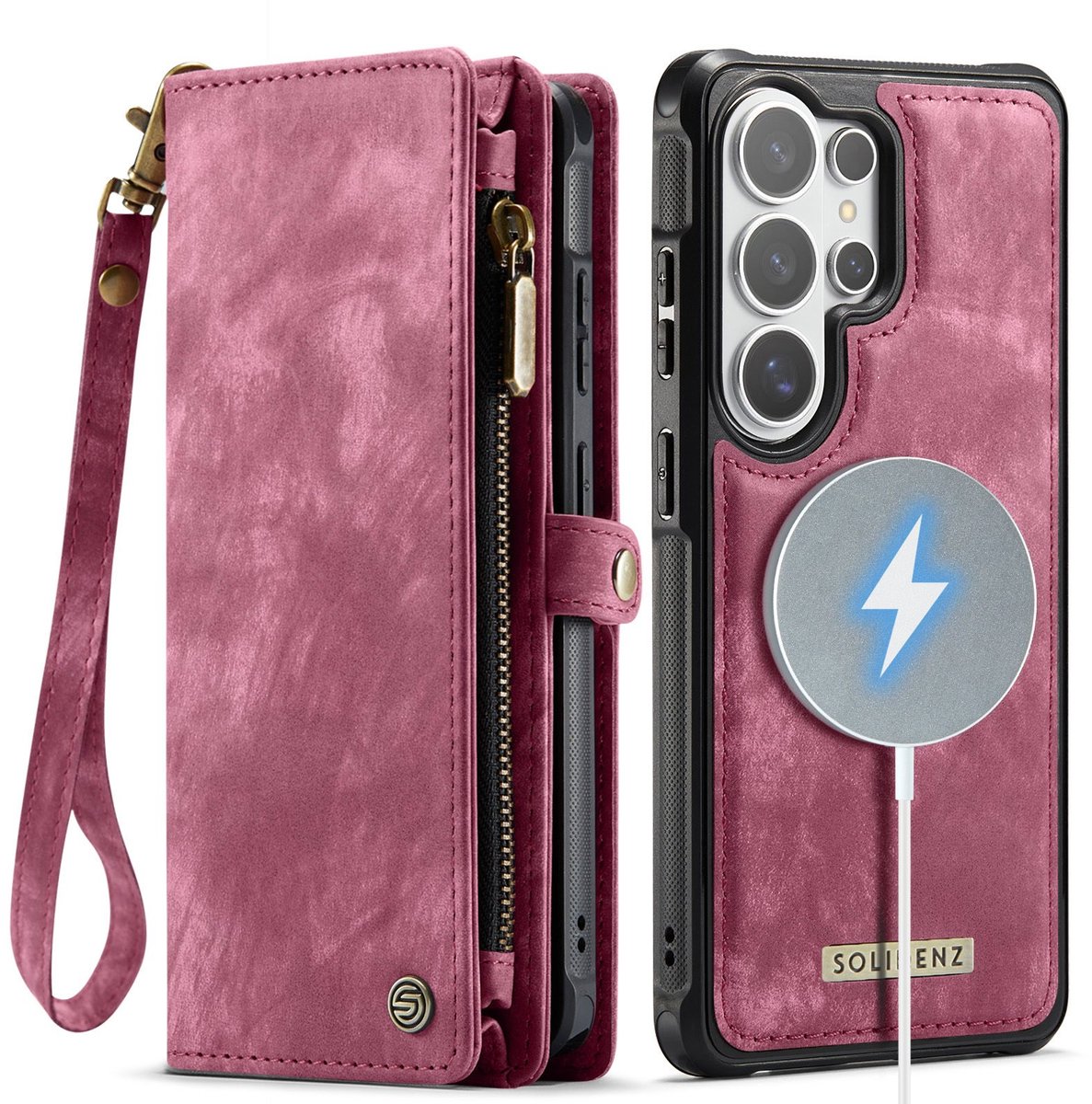 Hoesje - Geschikt voor Samsung Galaxy S26 Ultra - Urban Wallet - Rood