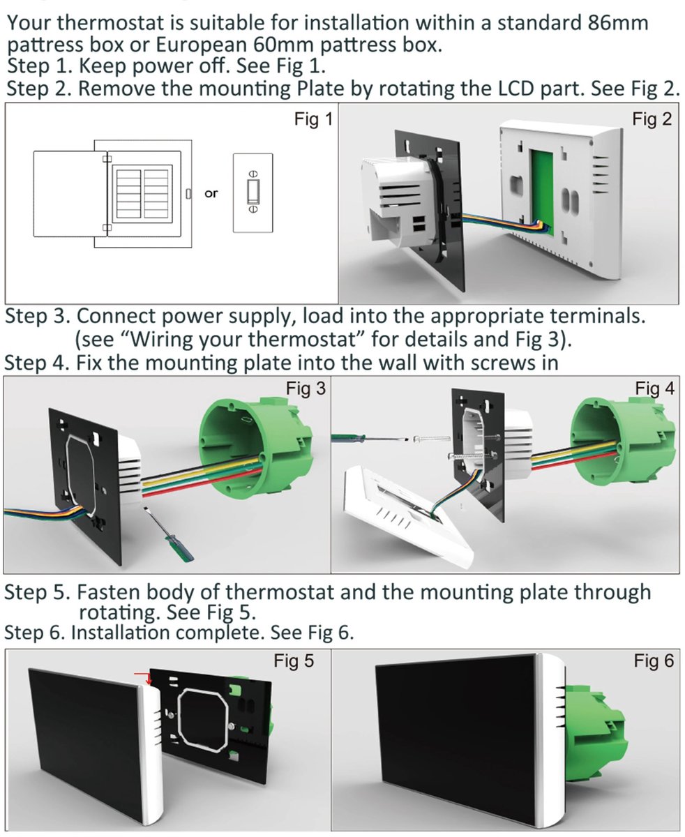 Smartlife Domotica Inbouw thermostaat - Wifi thumbnail 2