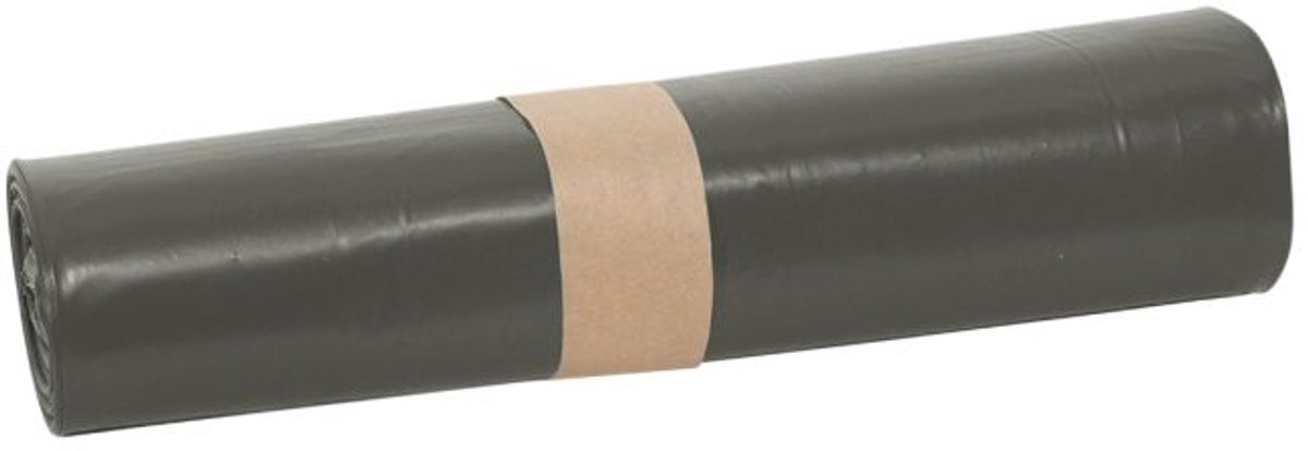 Vuilniszak - 240liter - 10st. op rol - zwart - Groot en Extra Sterk LDPE - TYP70