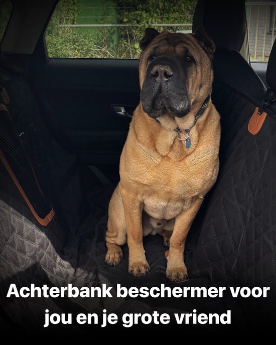 Achterbankbeschermer auto - Waterdicht & krasbestendig - Anti-slip ontwerp - Universeel voor SUV & auto - Bescherming tegen vuil & dierenhaar - Hangmatmodel - Makkelijk te reinigen - Comfort voor huisdieren van Merkloos — afbeelding 4