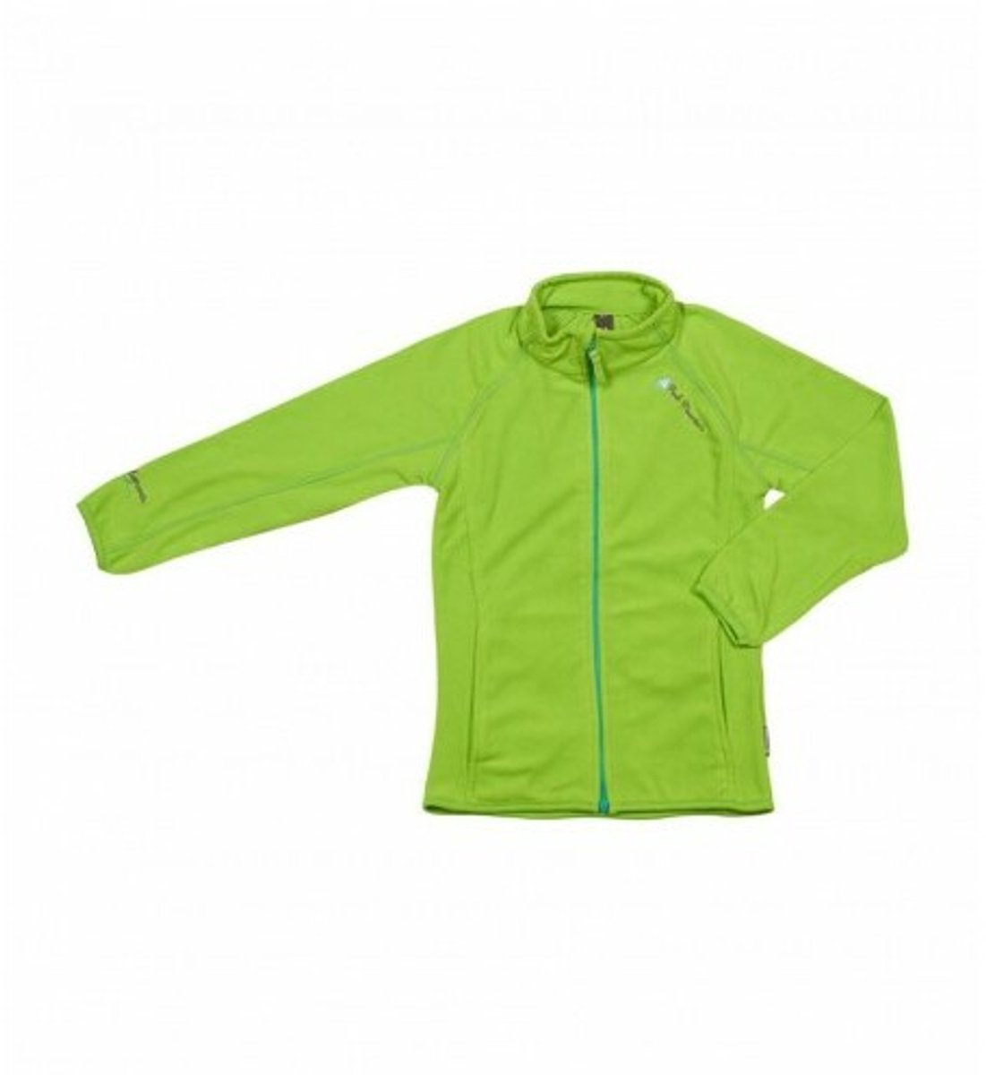 Microfleece sweatshirt met volledige rits voor meisjes Peak Mountain Fafone Groen